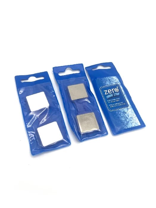 Zero pincher honing stone set in blue blister packaging